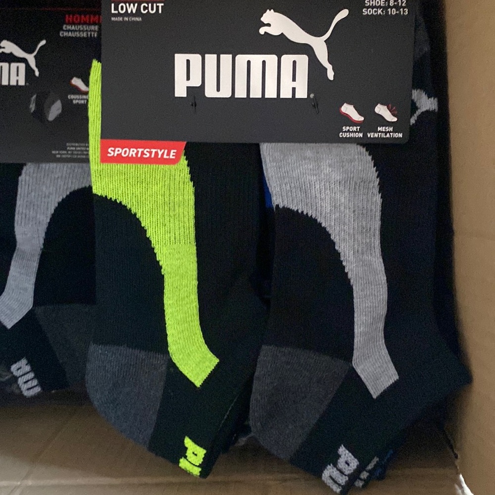 puma low cut sock men